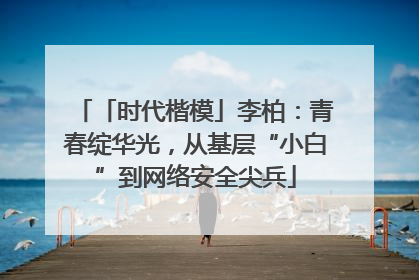「时代楷模」李柏：青春绽华光，从基层“小白”到网络安全尖兵