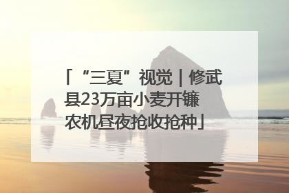 “三夏”视觉｜修武县23万亩小麦开镰 农机昼夜抢收抢种
