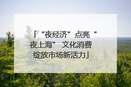 “夜经济”点亮“夜上海” 文化消费绽放市场新活力