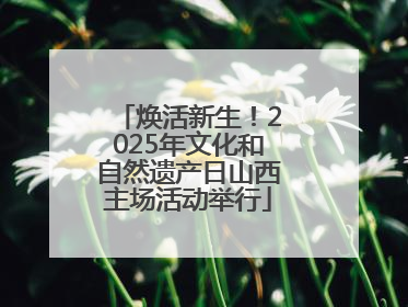 焕活新生！2025年文化和自然遗产日山西主场活动举行