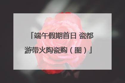 端午假期首日 瓷都游带火陶瓷购（图）