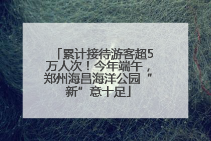累计接待游客超5万人次！今年端午，郑州海昌海洋公园“新”意十足