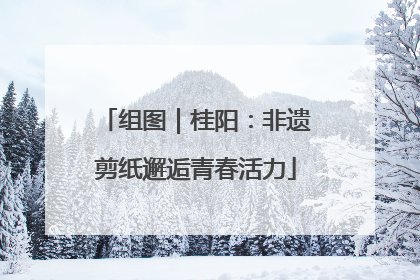 组图｜桂阳：非遗剪纸邂逅青春活力