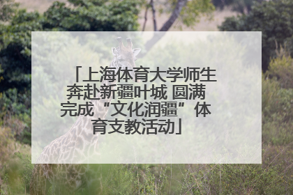 上海体育大学师生奔赴新疆叶城 圆满完成“文化润疆”体育支教活动