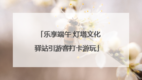 乐享端午 灯塔文化驿站引游客打卡游玩