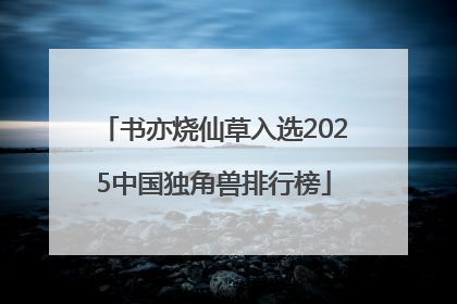书亦烧仙草入选2025中国独角兽排行榜