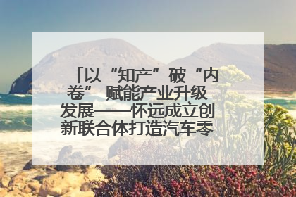 以“知产”破“内卷” 赋能产业升级发展——怀远成立创新联合体打造汽车零部件产业新高地