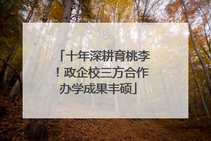 十年深耕育桃李！政企校三方合作办学成果丰硕