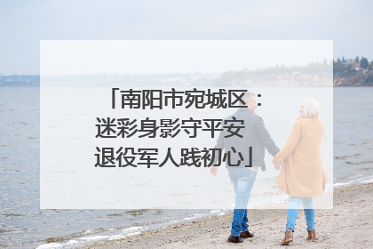 南阳市宛城区：迷彩身影守平安 退役军人践初心