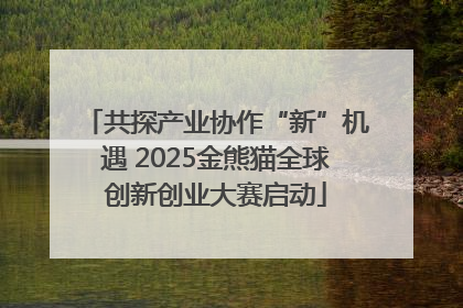 共探产业协作“新”机遇 2025金熊猫全球创新创业大赛启动