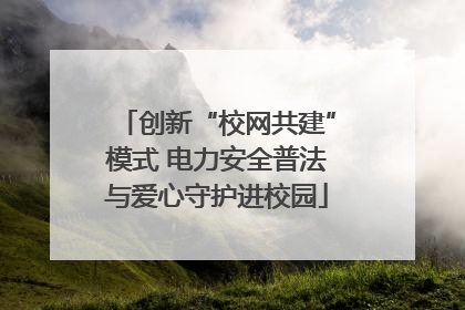 创新“校网共建”模式 电力安全普法与爱心守护进校园