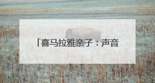 喜马拉雅亲子：声音里的亲子成长乐园