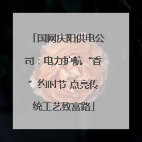国网庆阳供电公司：电力护航“香”约时节 点亮传统工艺致富路