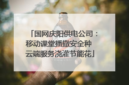 国网庆阳供电公司：移动课堂播撒安全种 云端服务浇灌节能花