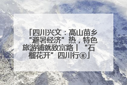 四川兴文：高山苗乡“避暑经济”热，特色旅游铺就致富路丨“石榴花开”四川行⑧