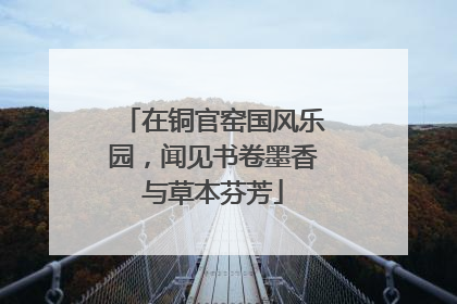 在铜官窑国风乐园，闻见书卷墨香与草本芬芳
