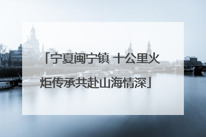 宁夏闽宁镇 十公里火炬传承共赴山海情深