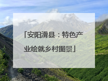 安阳滑县：特色产业绘就乡村图景