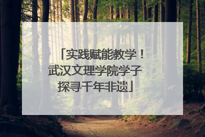 实践赋能教学！武汉文理学院学子探寻千年非遗