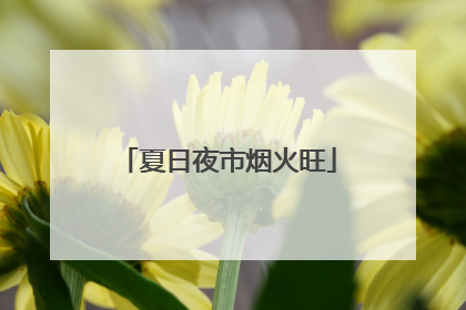 夏日夜市烟火旺