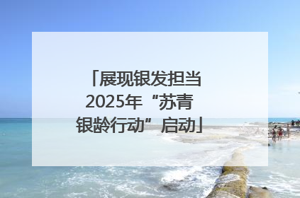 展现银发担当 2025年“苏青银龄行动”启动