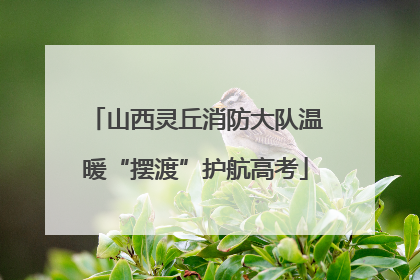 山西灵丘消防大队温暖“摆渡”护航高考