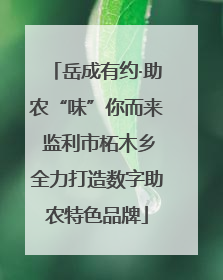 岳成有约·助农“味”你而来 监利市柘木乡全力打造数字助农特色品牌