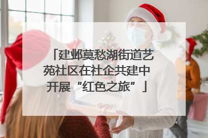 建邺莫愁湖街道艺苑社区在社企共建中开展“红色之旅”
