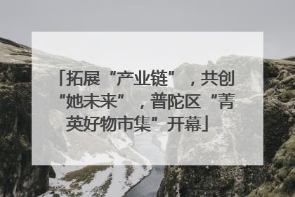 拓展“产业链”，共创“她未来”，普陀区“菁英好物市集”开幕