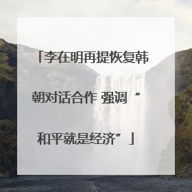李在明再提恢复韩朝对话合作 强调“和平就是经济”