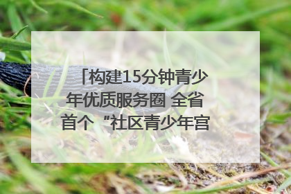 构建15分钟青少年优质服务圈 全省首个“社区青少年宫”落地成都成华区｜一老一小总关情