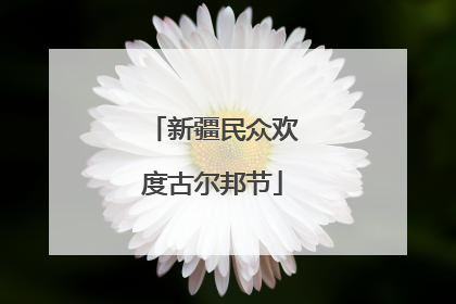 新疆民众欢度古尔邦节