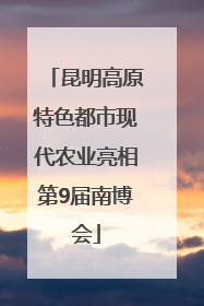 昆明高原特色都市现代农业亮相第9届南博会