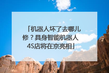 机器人坏了去哪儿修？具身智能机器人4S店将在京亮相