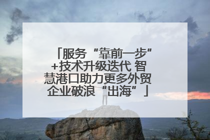 服务“靠前一步”+技术升级迭代 智慧港口助力更多外贸企业破浪“出海”