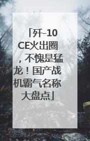 歼-10CE火出圈，不愧是猛龙！国产战机霸气名称大盘点