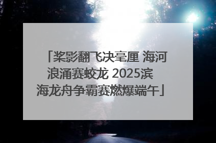 桨影翻飞决毫厘 海河浪涌赛蛟龙 2025滨海龙舟争霸赛燃爆端午