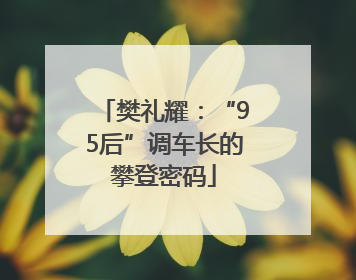 樊礼耀：“95后”调车长的攀登密码