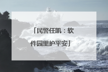 民警任凯：软件园里护平安