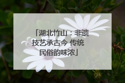 湖北竹山：非遗技艺承古今 传统民俗韵味浓