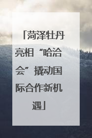 菏泽牡丹亮相“哈洽会”撬动国际合作新机遇