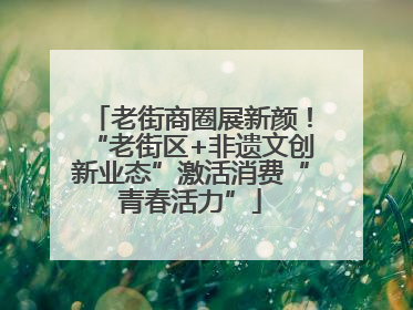 老街商圈展新颜！“老街区+非遗文创新业态”激活消费“青春活力”