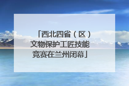 西北四省（区）文物保护工匠技能竞赛在兰州闭幕