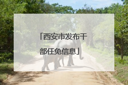 西安市发布干部任免信息