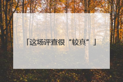这场评查很“较真”