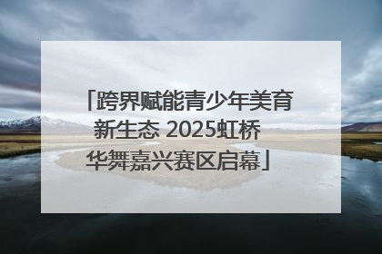 跨界赋能青少年美育新生态 2025虹桥华舞嘉兴赛区启幕