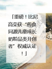 重磅！比尼高荣获“药食同源儿童成长奶粉品类开创者”权威认证！