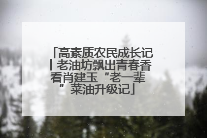 高素质农民成长记丨老油坊飘出青春香 看肖建玉“老一辈”菜油升级记