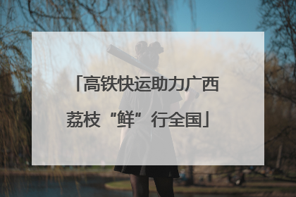 高铁快运助力广西荔枝“鲜”行全国