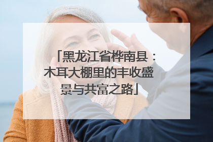 黑龙江省桦南县：木耳大棚里的丰收盛景与共富之路